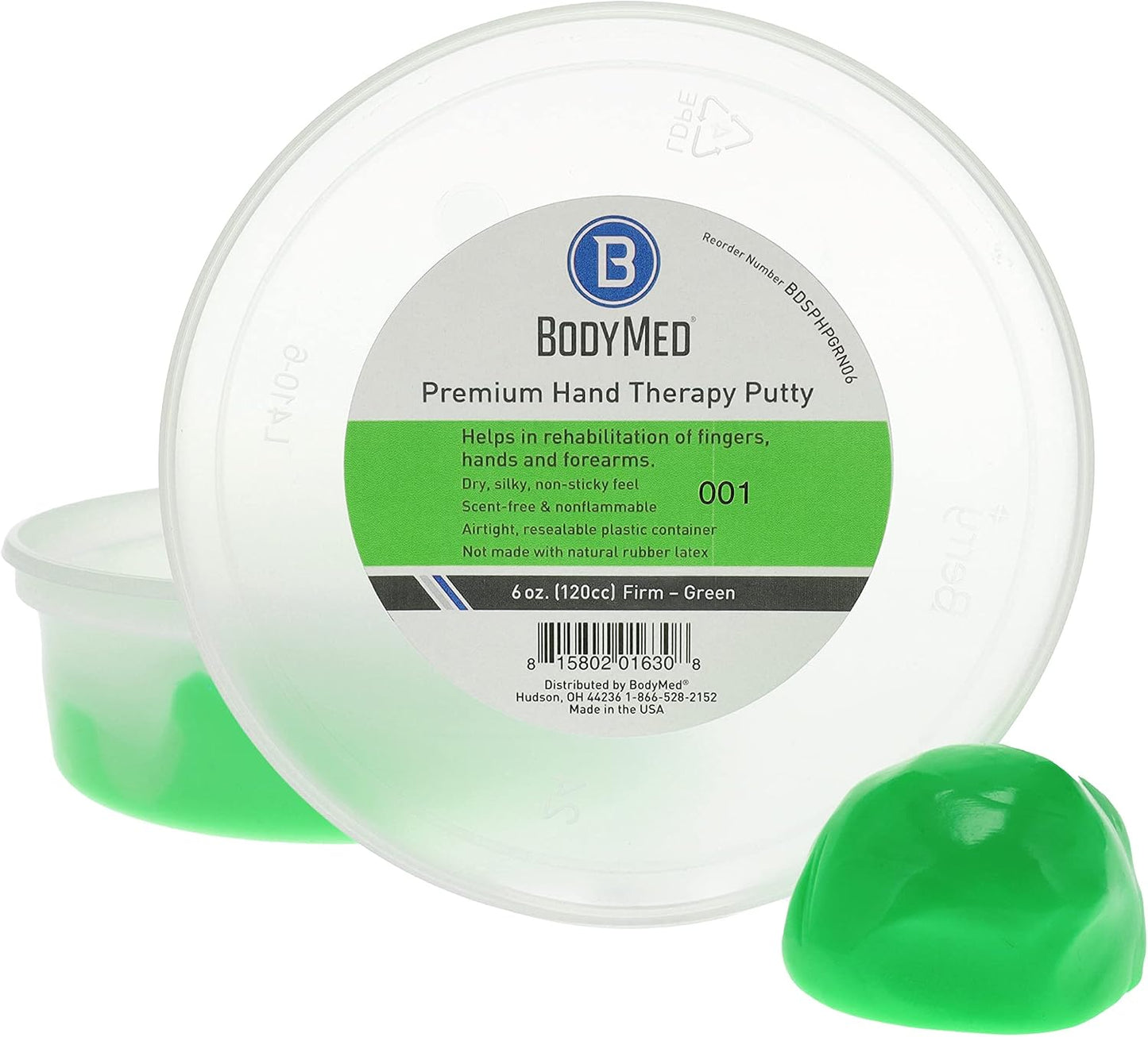 BodyMed Premium Hand Therapy Putty, Yellow, 6 Oz., Soft, Strengthening Therapy Putty for Physical Rehabilitation