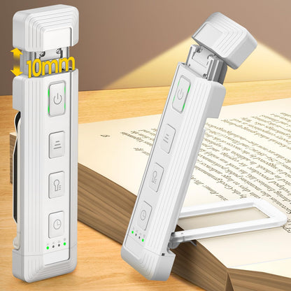 Glocusent Extendable Book Light, Full-Page USB Rechargeable Reading Light
