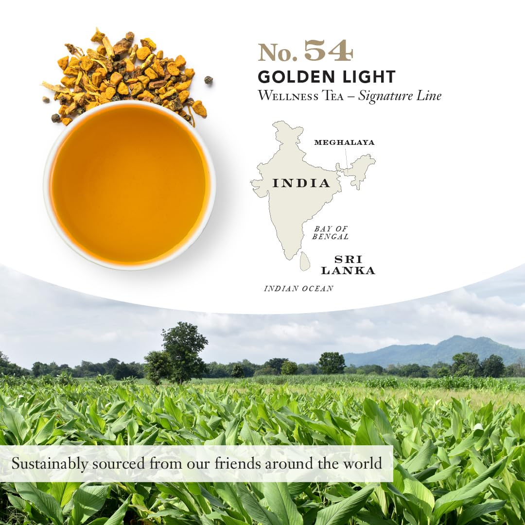 Steven Smith Teamaker, Golden Light, 15 Sachets, 1.85oz each