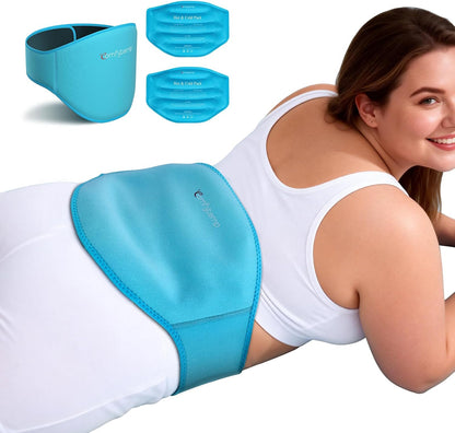 Comfytemp Large Ice Pack for Injuries Reusable Gel Ice Pack for Lower Back Pain Relief, Sciatica, Hot Cold Wrap Compress Recovery Item for Surgery, Swelling, Lumbar, Shoulder, Knee, Hip, for Men Women