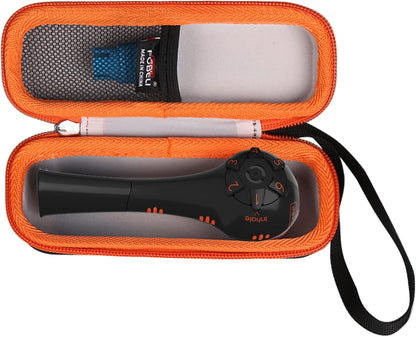 FBLFOBELI EVA Hard Carrying Case Compatible with The Breather/HETARU Natural Breathing Exercise Device, Hand-Held Inspiratory Expiratory Muscle Trainer (Blue, Case Only)