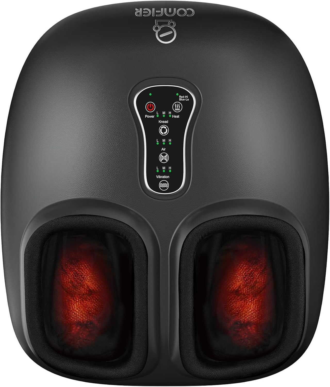 COMFIER [2026 Gift for Men,Women,Shiatsu Foot Massager with Fast Heat,Kneading Rolling Compression,Extra Vibration, FSA Eligible HSA Store, Plantar Fasciitis,Neuropathy Pain, Bigger Size 13IN