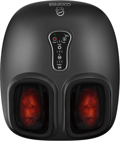 COMFIER [2026 Gift for Men,Women,Shiatsu Foot Massager with Fast Heat,Kneading Rolling Compression,Extra Vibration, FSA Eligible HSA Store, Plantar Fasciitis,Neuropathy Pain, Bigger Size 13IN