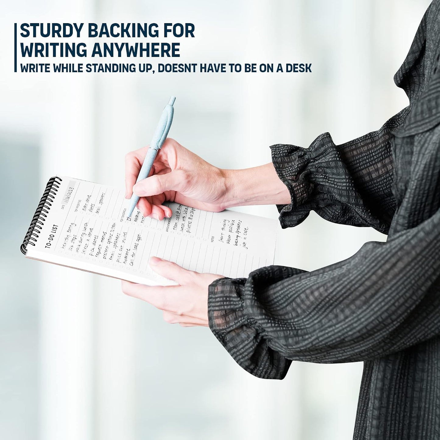 Weekly Planner Pad: To Do List Desk Notepad with Multiple Sections - 8.5x11" 52 Sheets - Undated Tear Off Notebook Calendar - Habit Planning Tracker, Task Goal Checklist Organizer - Agenda Plan Pad