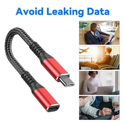 Data Blocker USB-C USB Data Blocker(2PCS),Charge-Only Adapter Against Juice Jacking, Provide Safe and high-Speed Charging