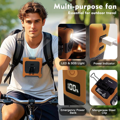 FANSYJKJ Portable Waist Fan Personal Fan