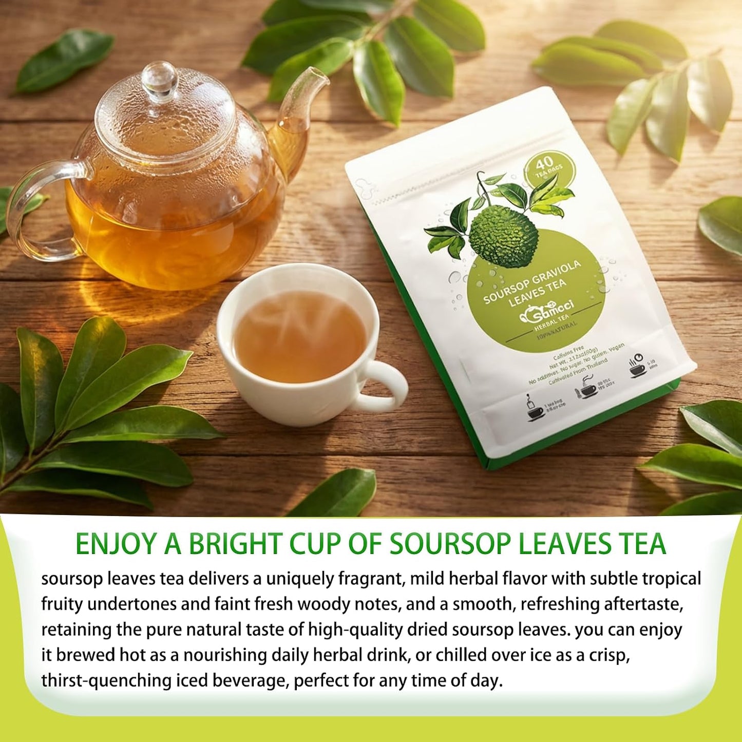 Samcci - Milk Thistle Tea Bags, 50 Teabags, 3g/bag - 100% Natural Milk Thistle Seeds Support Liver Herbal Tea, Caffeine Free - No Additives - No Sugar - Non-GMO - No Gluten