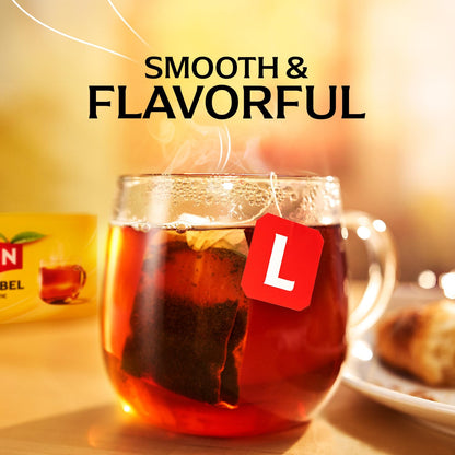 Lipton Black Tea Bags, Hot or Iced High Caffeine Tea, 100 Total Bags