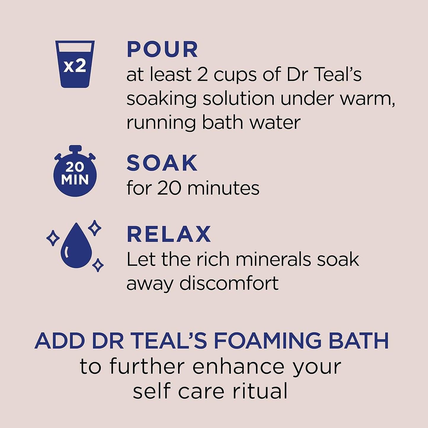 Dr Teal's Epsom Salt Magnesium Soak, Nourish & Protect with Coconut Oil, 3 lbs