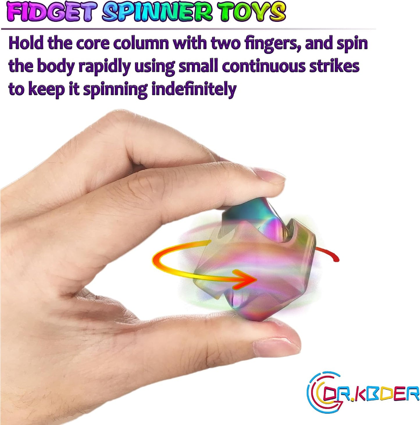 Fidget Spinner Toys Cube Adults Metal Fidgets Cool Stuff Desk Gadgets Office Toy for Teen Boy Small Anxiety Figette Sensory Toy ADHD Tool Fingears Figet Stress Gifts Easter Basket Stuffers Teen Boys