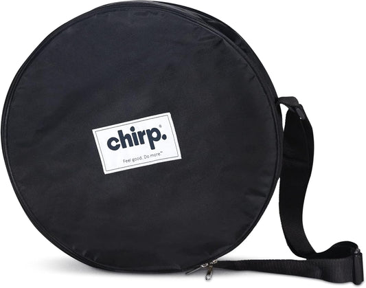 Chirp Wheel Carrying Case - Travel Case for On the Go Back Pain Relief & Stretching - Compatible with Yoga Supplies and Foam Roller Sets Wheels Not Included