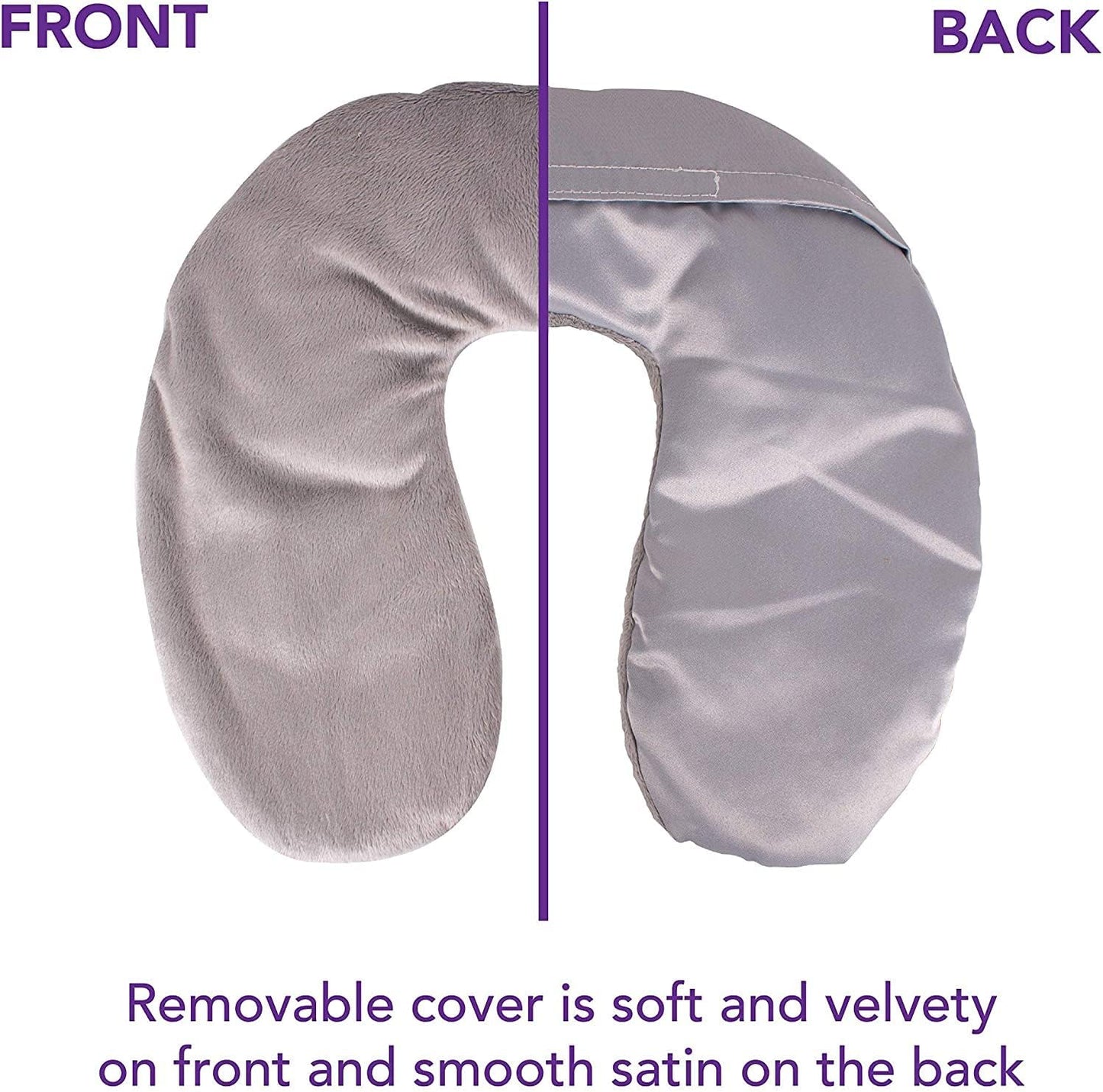Carex Neck Warmer Microwavable Heating Pad, Lavender Scented - Neck Wrap Microwavable Heating Pad for Neck and Shoulders, Heating Pad Neck Wrap, Lavender Heating Pad