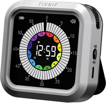 Visual Timer for Kids with Color Display Kitchen Timer 1500mAh Battery
