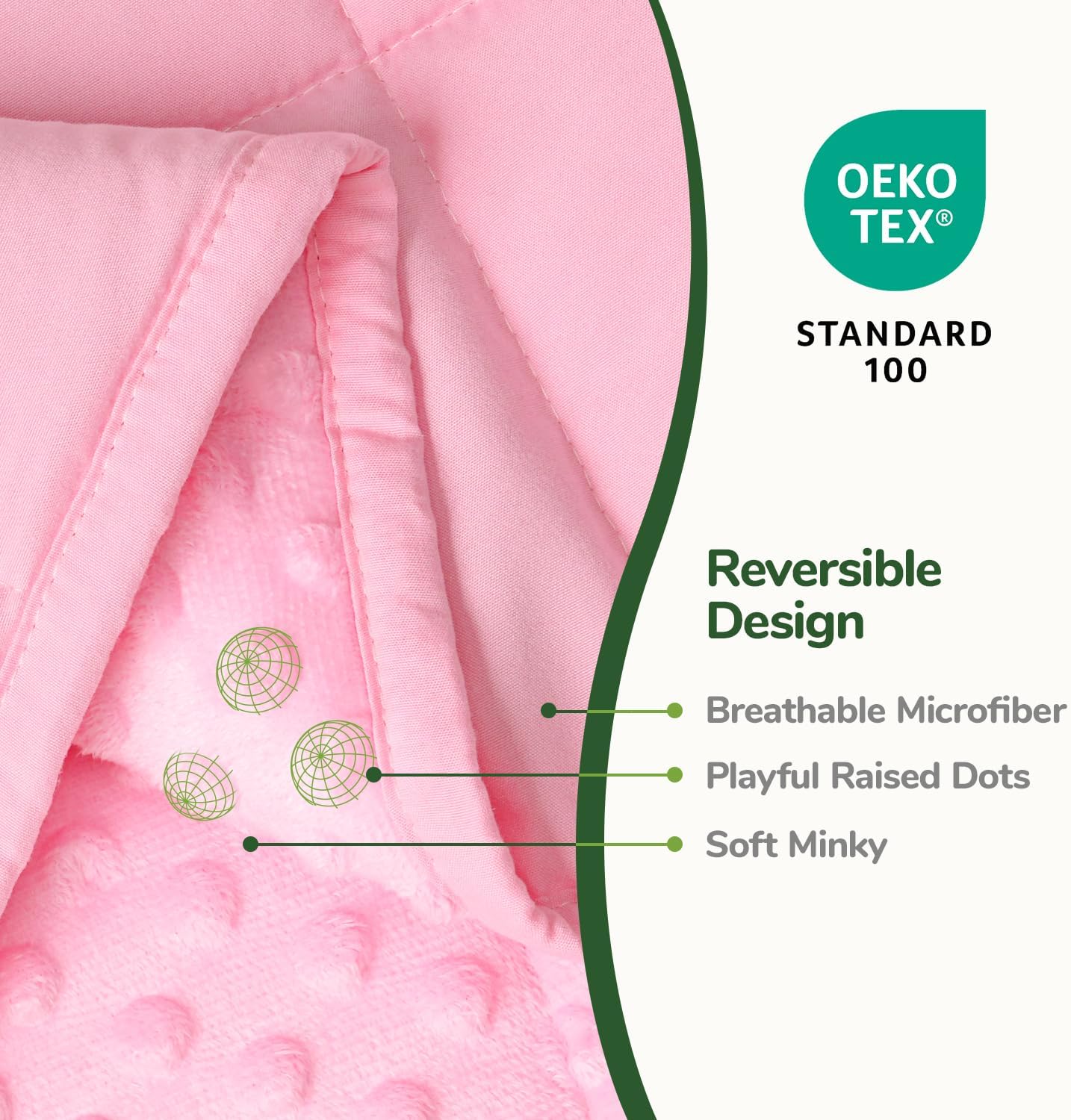 Sivio Weighted Lap Blanket, Weighted Blankets,Soft and Cozy Cooling Heavy Blanket, Calm and Nap, School and Home,2lbs 20 x 30inches, Grey