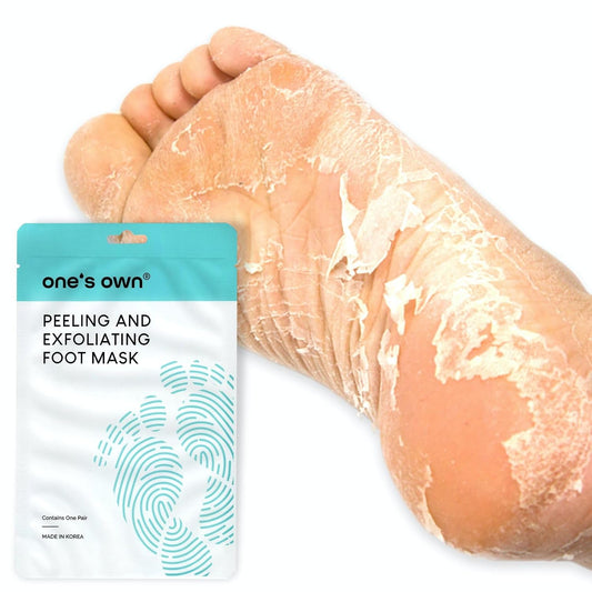 One's Own Korean Exfoliating Foot Peeling Mask, Moisturizing Foot Mask for Dry Cracked Feet, Feet Exfoliator to Peel Off Dead Skin & Callus Removal for Baby Soft Skin, Cruelty-Free & Safe, 2 Pair