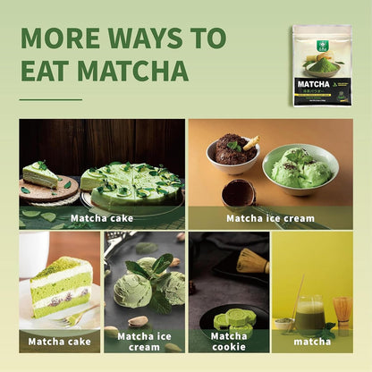 TIAN HU SHAN Matcha Powder 3.5oz/100g Culinary Macha for Latte Baking