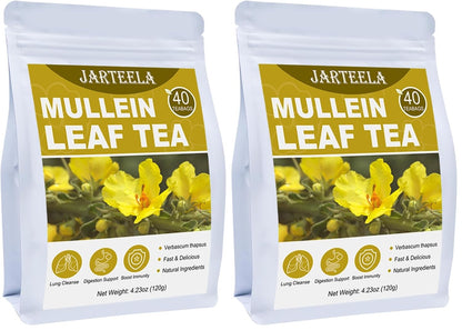 Jarteela Lemon Balm Tea, 1.5g x 60 Count - Natural Melissa Officinalis - Pyramid Herbal Lemon Balm Tea Bags for Digestion - Non-GMO - Caffeine-Free