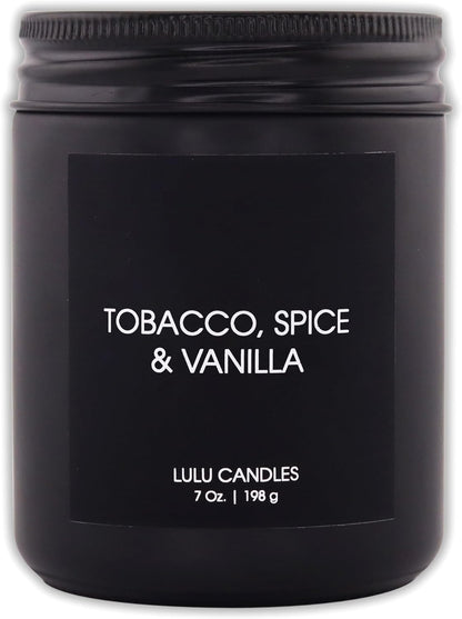 Lulu Candles | Jasmine, Oud & Sandalwood | Luxury Scented Soy Jar Candle | Hand Poured in The USA | Highly Scented & Long Lasting (9 Oz.)