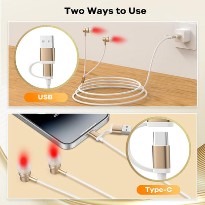 Upgraded 2-in-1 Red Light Device for Ears & Nose, 660nm Red Light & 810nm Near Infrared, Portable Wearable Care Tool for Ear & Nasal Comfort, Relaxation & Daily Wellness