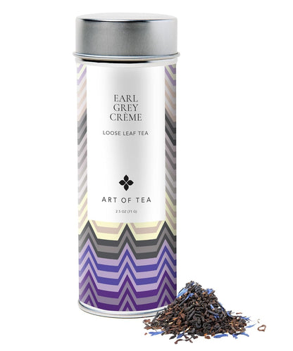 Art of Tea Organic French Lemon Ginger 1.5oz Loose Leaf Tea Tin, Caffeine Free Herbal Tea, Organic Rooibos & Lemongrass Ginger Tea, Premium Loose Leaf Herbal Tea for Relaxation & Digestion
