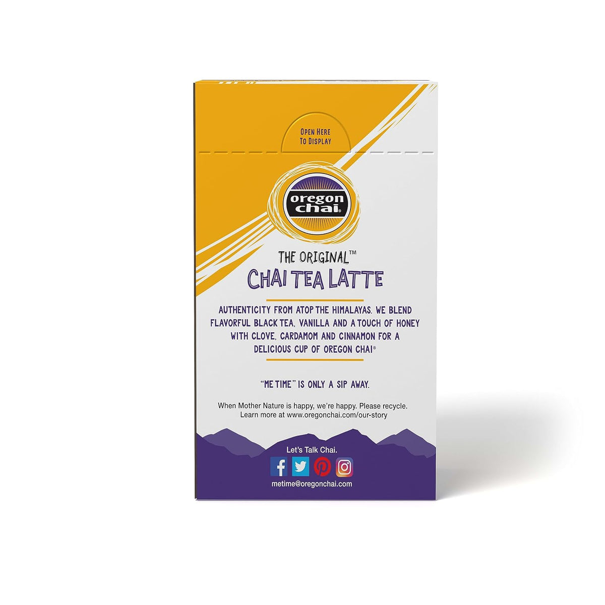 Oregon Chai Vanilla Chai Tea Latte Mix, 10 Ounces (Pack of 1)