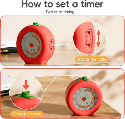 Tomato Kids Visual Timer for Classroom, Office and Meetings