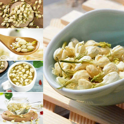 Dried Jasmine Flowers Bulk Dry Jasmine Buds for Tea, Baking, Crafts- 2 OZ
