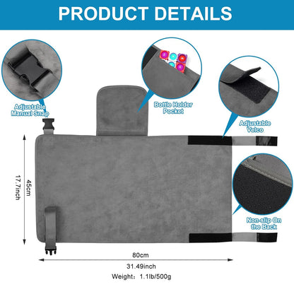 COZYBONDER Toddler Airplane Bed, Kids Airplane Seat Extender Travel Bed, Kids Airplane Travel Essentials, Airplane Must Have for Toddlers, Portable Plane Foot Rest for Flights