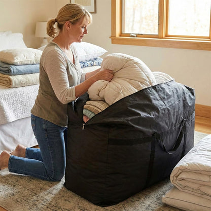 Extra-large Tarp Storage Bag (Black, 45Gal/170L)