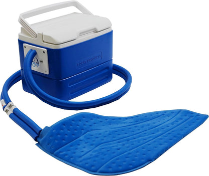 Polar Active Ice 3.0 Cold Therapy Ice Machine System with Programmable Timer, Shoulder Compression Pad, Lightweight 9 Quart Cooler Freeze Kit, Quiet Pump, Strong Cryotherapy Pain Relief Treatment