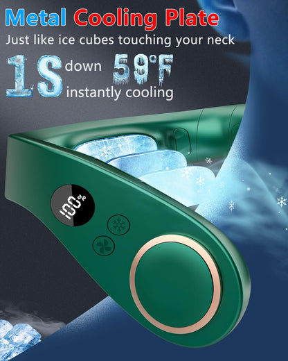 Portable Fan Clip on Pants-Personal Little Light Weight Waist Fan Coolclip Belt Hip Pocket Hard Hat,Wireless Wear Charging Battery Powered Quiet Undershirt Waist Band Coolclip Fans Adult Kid White