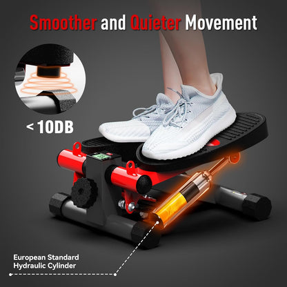 HARISON Mini Stepper with LCD Monitor, 330 LB Capacity for Home Cardio