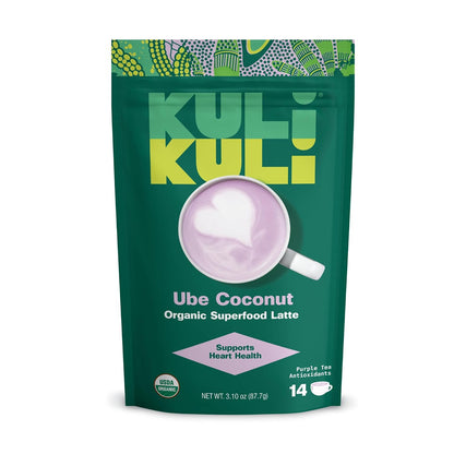 Kuli Kuli Matcha Moringa Organic Superfood Latte - Matcha Green Tea Powder for Natural Caffeine & Antioxidants with Moringa and Lion’s Mane for Cognitive Support and Mental Focus