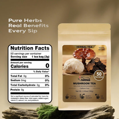 FullChea - Rooibos Tea Bags, 60 Counts - Premium South African Natural Rooibos - Non-GMO - Caffeine-Free - Antioxidant-Rich & Supports Digestion