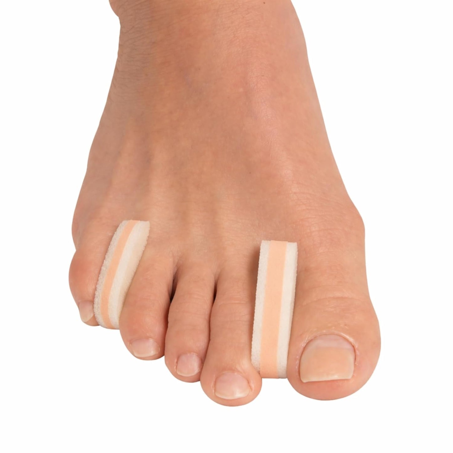 PediFix 3-Layer Toe Separators, Pack of 12 — Large