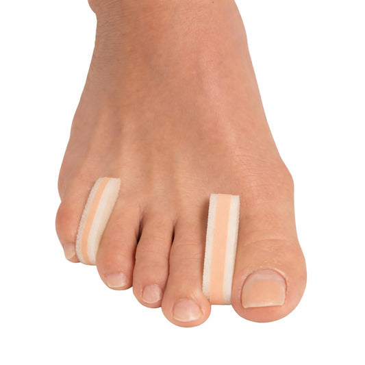 PediFix 3-Layer Toe Separators, Pack of 12 — Large
