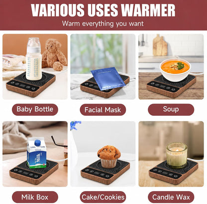 Mug Warmer - Electric Coffee Mug Warmer for Desk with Temperature Display