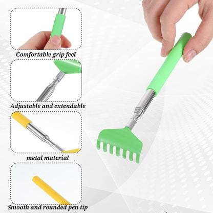 2Pcs Mini Zen Garden Rake Tools, Sand Rake Feng Shui Decoration Miniature Tabletop Rock Sand Zen Garden Accessories for Home Office, DIY Sand Zen Garden Tools Small Rakes for Desktop Decoration