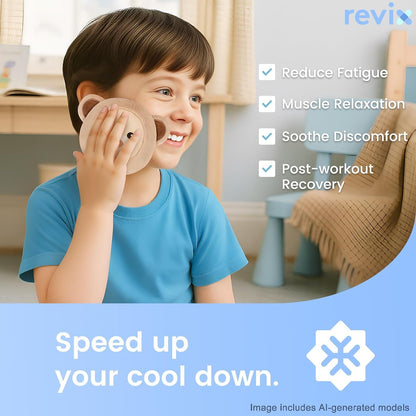 REVIX Kids Ice Packs - Reusable Gel Cold Packs for Toddlers and Babies