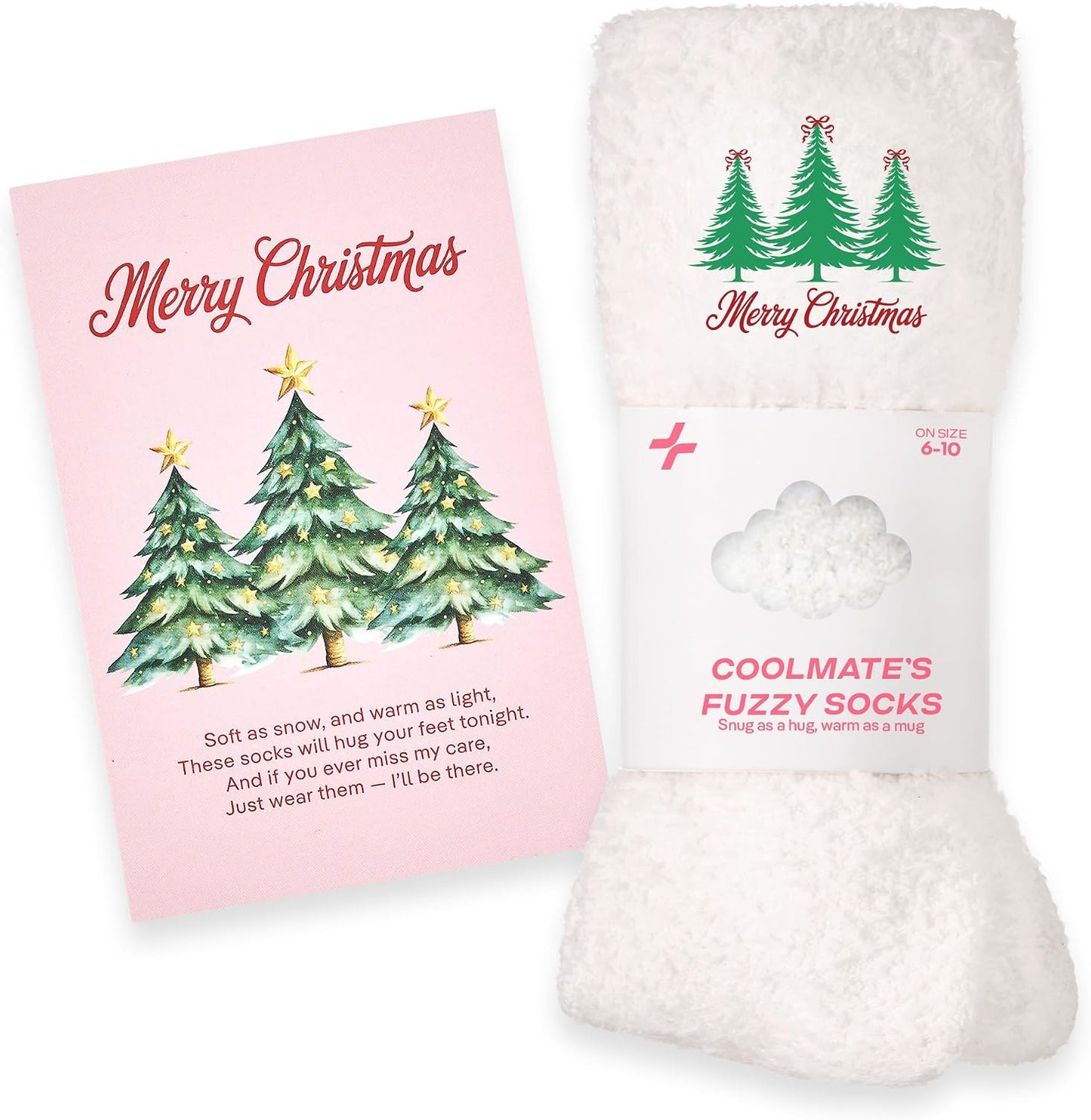 COOLMATE Fuzzy Socks for Women Gift Box – Cozy Soft Cloud Socks for Spa Home, Mother’s Day Gifts for Mom Grandma