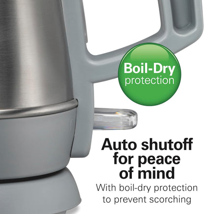 Hamilton Beach 1 Liter Electric Tea Kettle, Water Boiler & Heater