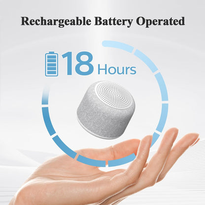 REACHER Travel White Noise Sound Machine, Small Bluetooth Speaker for Sleep | 20 Soothing Sounds, Rechargeable Battery, Portable Mini Size, Baby and Adult Sleep, Travel and Bedside Use
