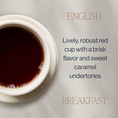 Rishi Tea English Breakfast Organic Black Loose Leaf Tea, Caffeinated, 1lb