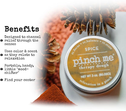 Pinch Me Therapy Dough - Holistic Aromatherapy Stress Relieving Putty - 10 Ounce Spa Scent