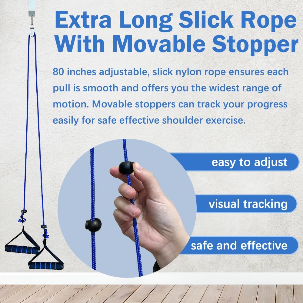 Shoulder Pulley for Physical Therapy, Pulleys for Shoulder Rehab Over Door, Shoulder Pulley Over The Door Physical Therapy, Door Pulleys For Physical Therapy, Arm Pulley, Over The Door Pulleys