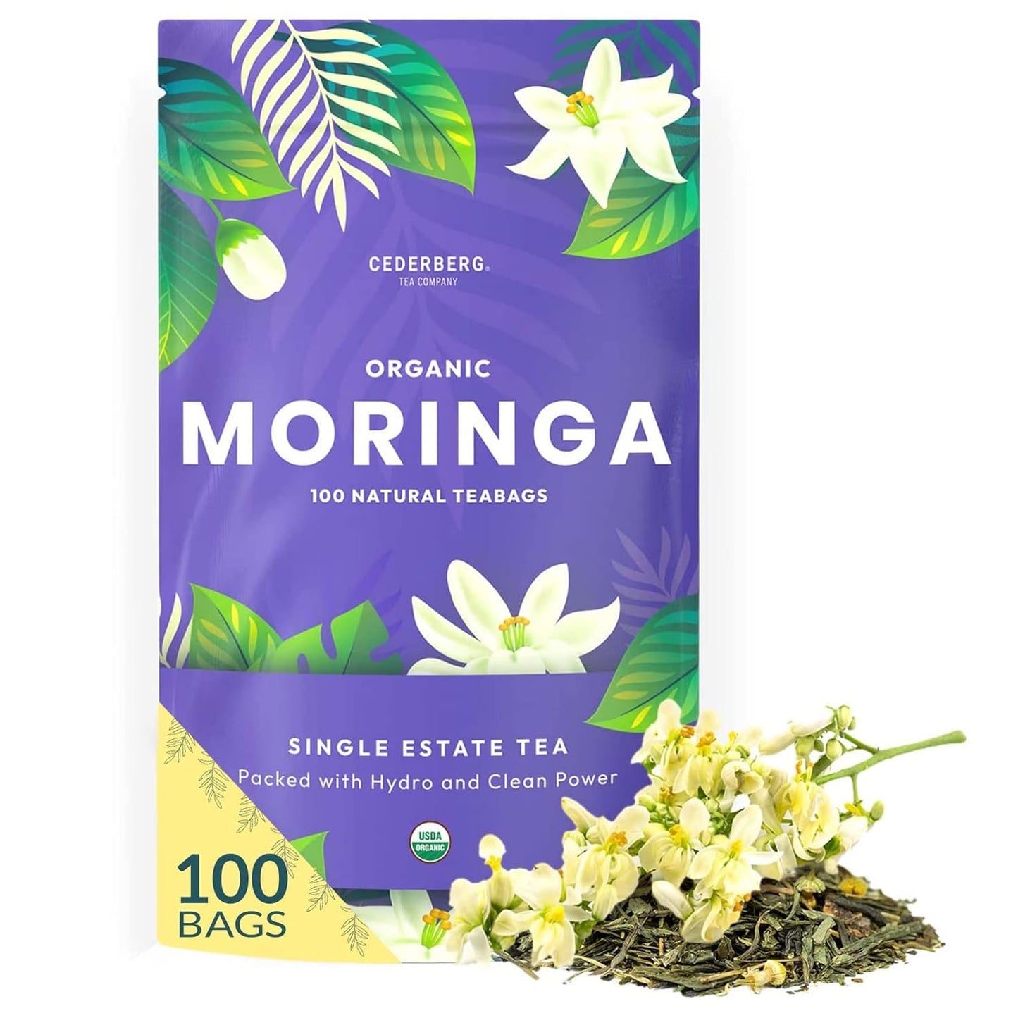 Organic Dandelion Root Tea-100 Tea Bags | Organic Herbal Tea | Eco-Friendly Tea Bags | Non-GMO Caffeine Free Tea