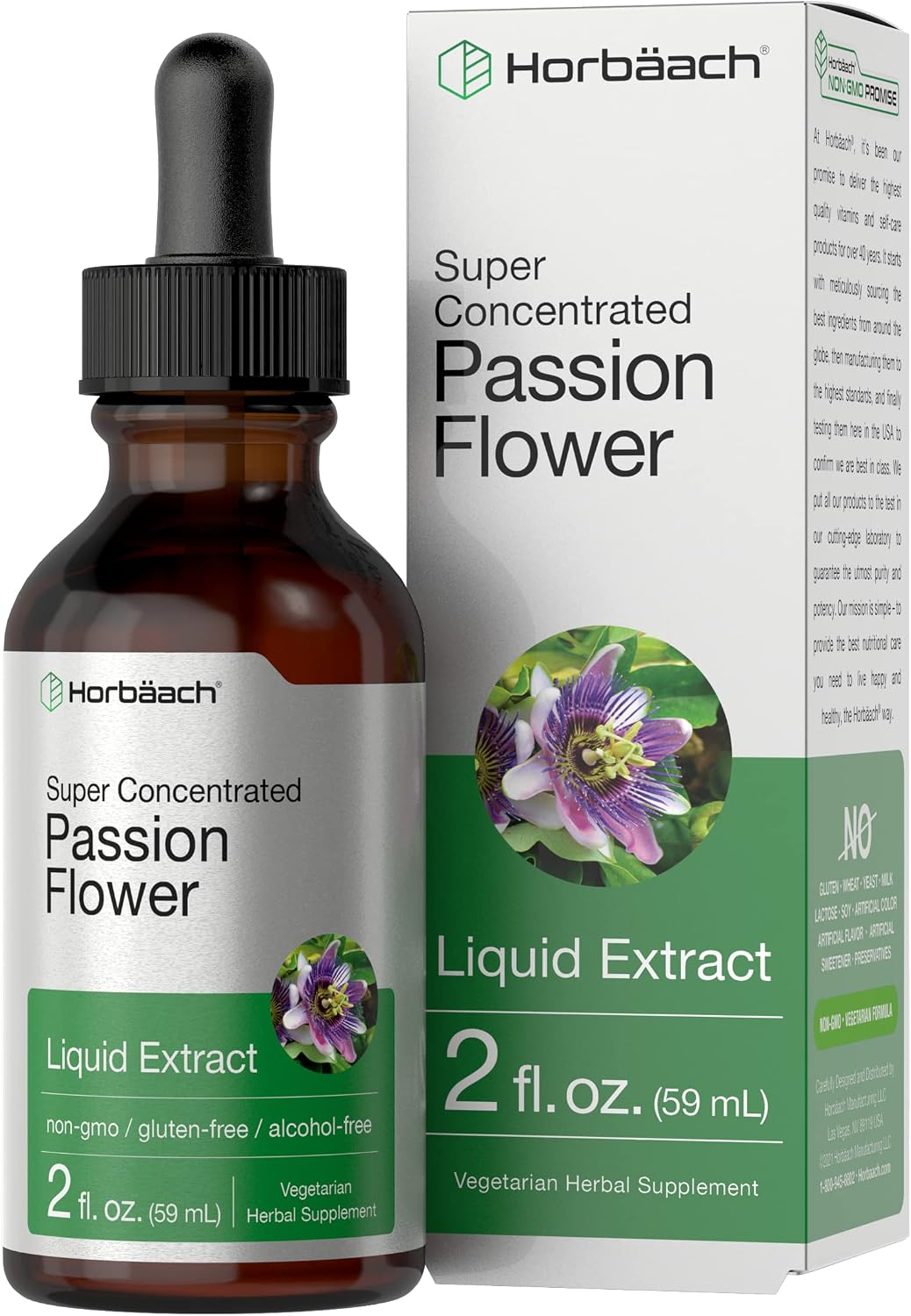 Horbäach Passion Flower Tincture | 2 fl oz
