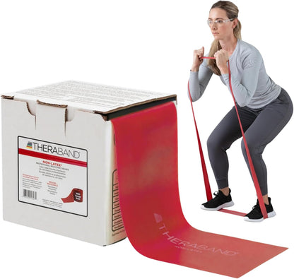 THERABAND Resistance Band, Gold, Max, 25-Yard Roll, Latex-Free, Elastic Band for Exercise, Physical Therapy, Yoga, Pilates, Stretching, Home Workouts, Color-Coded for Easy Resistance Levels