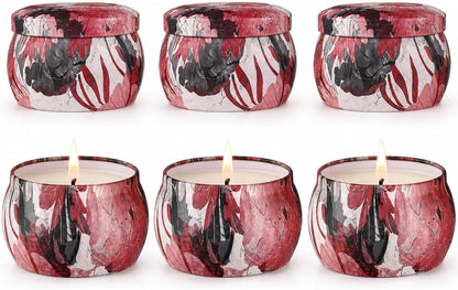 Candles, Scented Candles Gift Set for Women, 8 Pack Fruity Floral Soy Wax Aromatherapy Candles, Travel Tin Candles in Artist Gift Box, Birthday Gifts for Mom, Wife, Sister, Friend, Housewarming