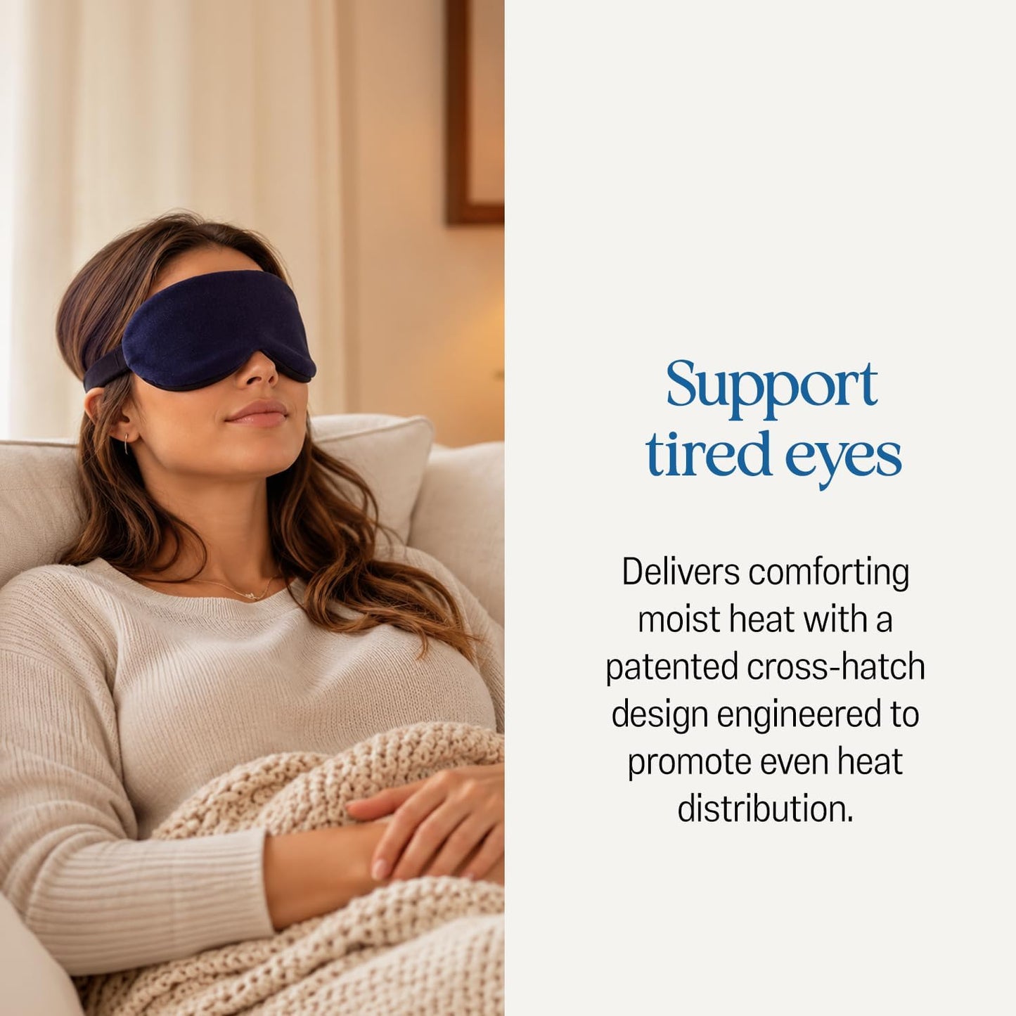 OCuSOFT Dry Eye Mask Premium | Warm or Cold Comfort, Tired Eyes, 1 Instant Heat Pocket, Heat Diffusing Insert